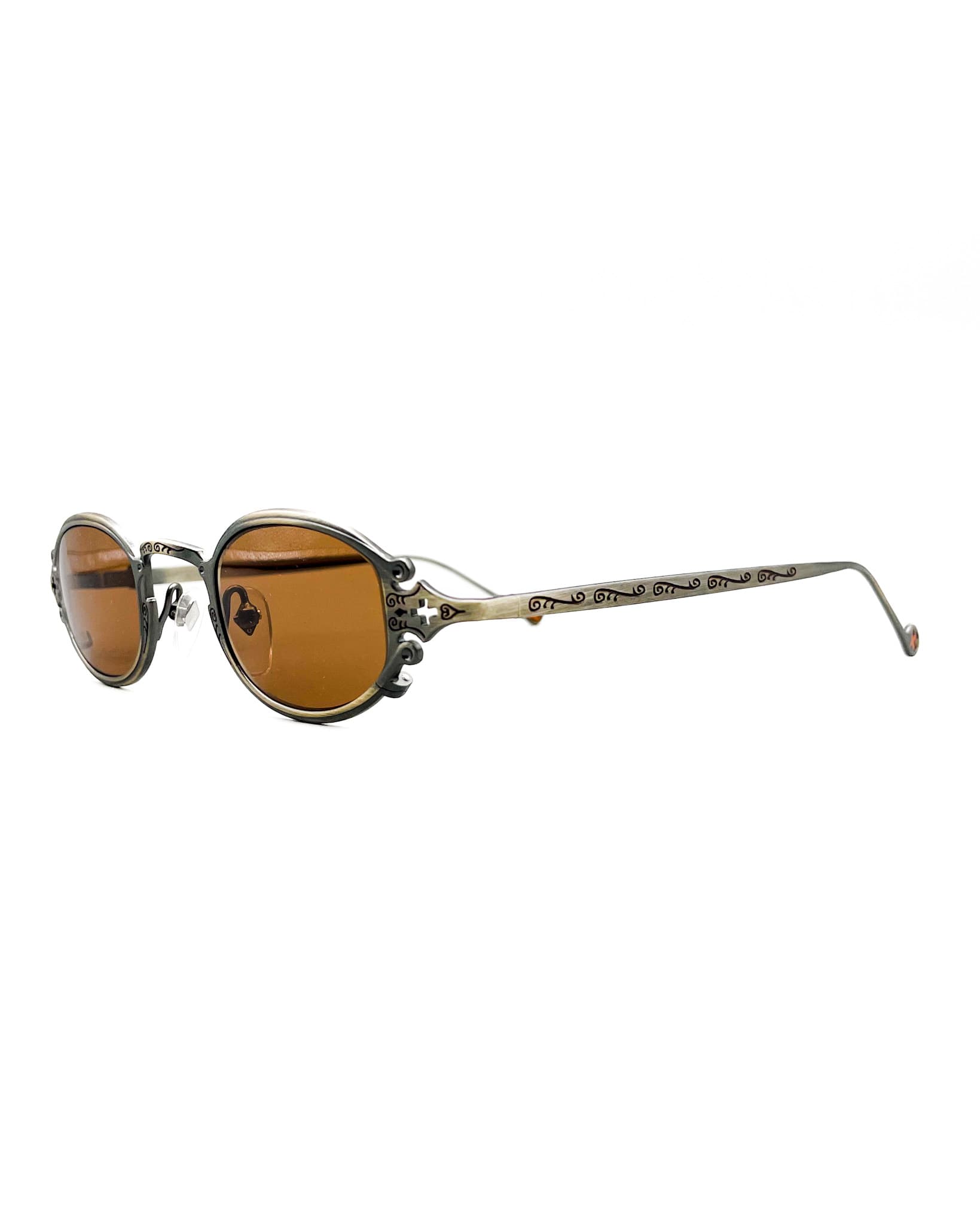 vintage jean paul gaultier steampunk sunglasses made in japan rare limited chrome 56 00010