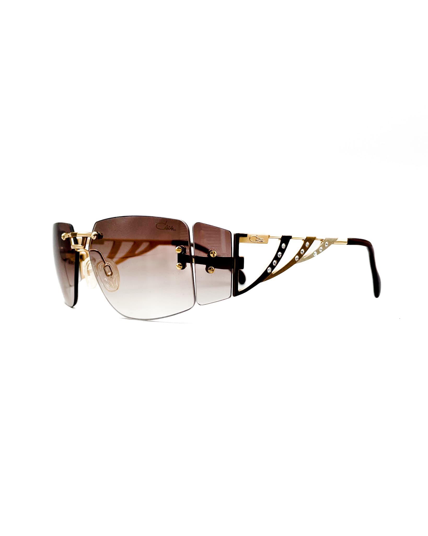 vintage cazal gold 90s sunglasses made in germany MOD.9260